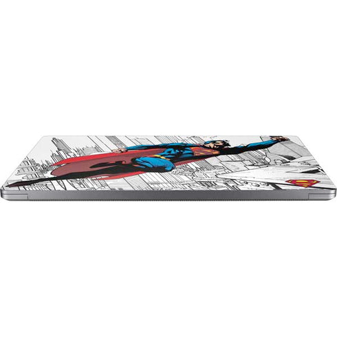 DC Comics Superman Flying Over City Pose Universal Laptop 11in (8.8 x 6.2in) Skin